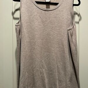 Chico's Classic Sleeveless Tan Top Size 3 US XL